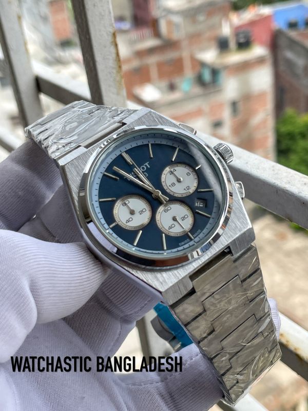 Prx Chain Chronograph Blue Dial