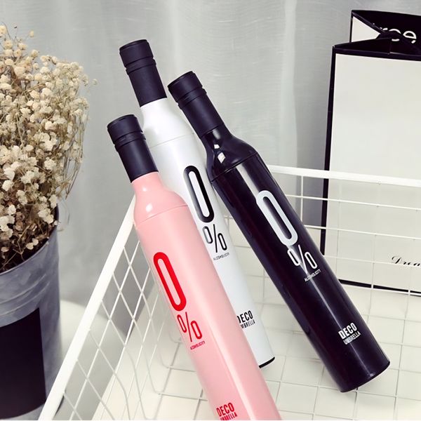 Windproof Travel Umbrella in Bottle Case