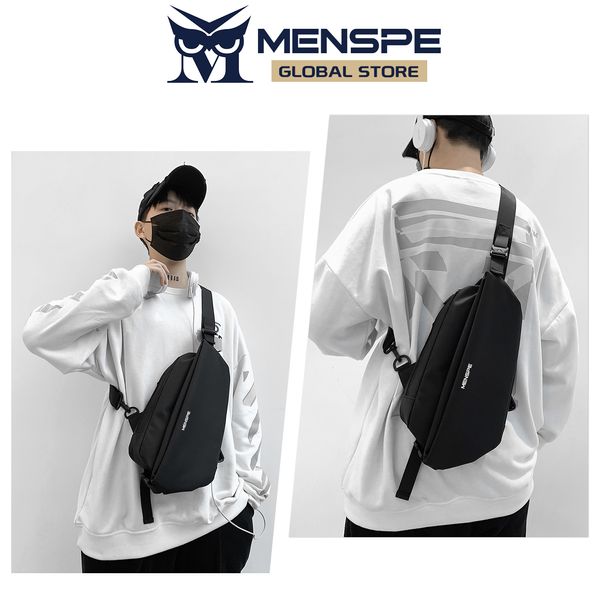 MENSPE Men Bag Nylon Chest Pack - Image 2