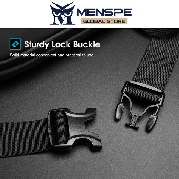 MENSPE Men Chest Bag Casual Waist - Image 6