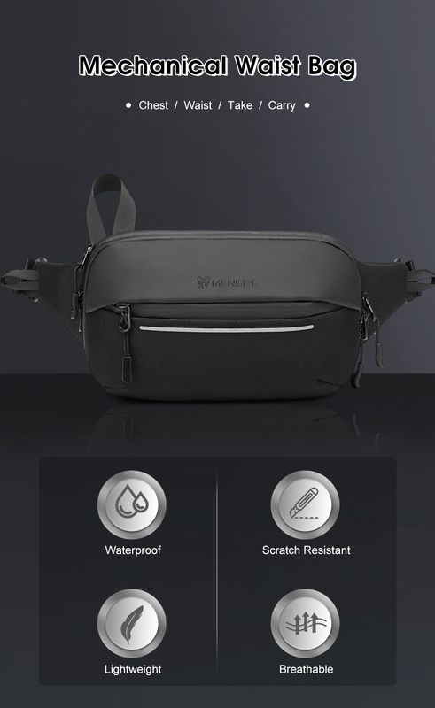 MENSPE Men Chest Bag Casual Waist - Image 11