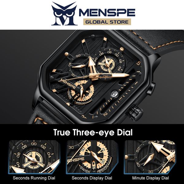 MENSPE Men's Watches Casuals Fashion - Image 2