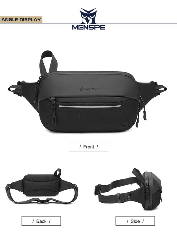 MENSPE Men Chest Bag Casual Waist - Image 10