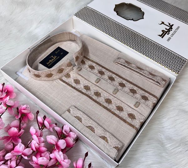 PREMIUM EMBROIDERY PANJABI || đŠĩâ¨