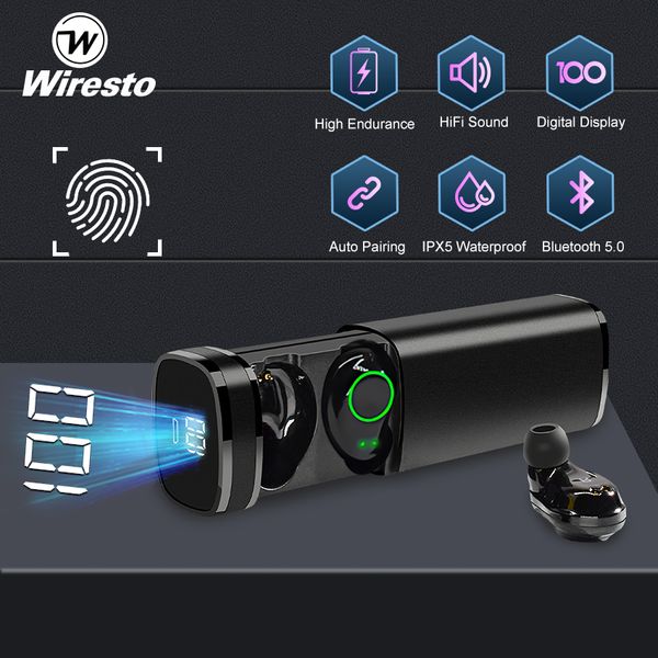 🔰✅Wiresto TWS Wireless Earphone Bluetooth - Image 2