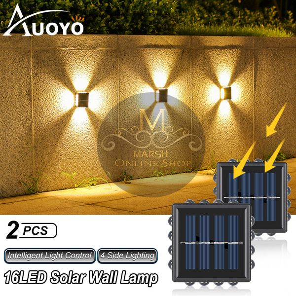 🔰✅Auoyo 2PCS Solar Wall Lamp Outdoor - Image 2
