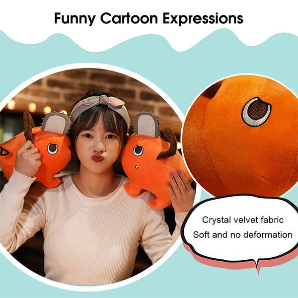 HelloKimi Plush Toys Chainsaw Anime Man - Image 10