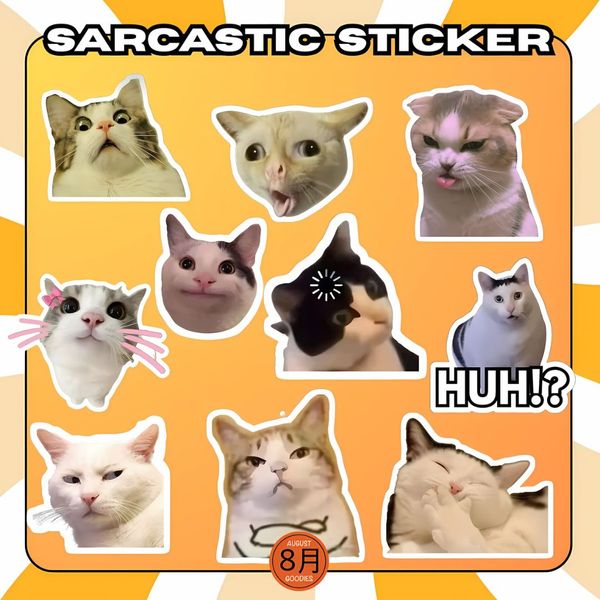Sarcastic sticker set 01