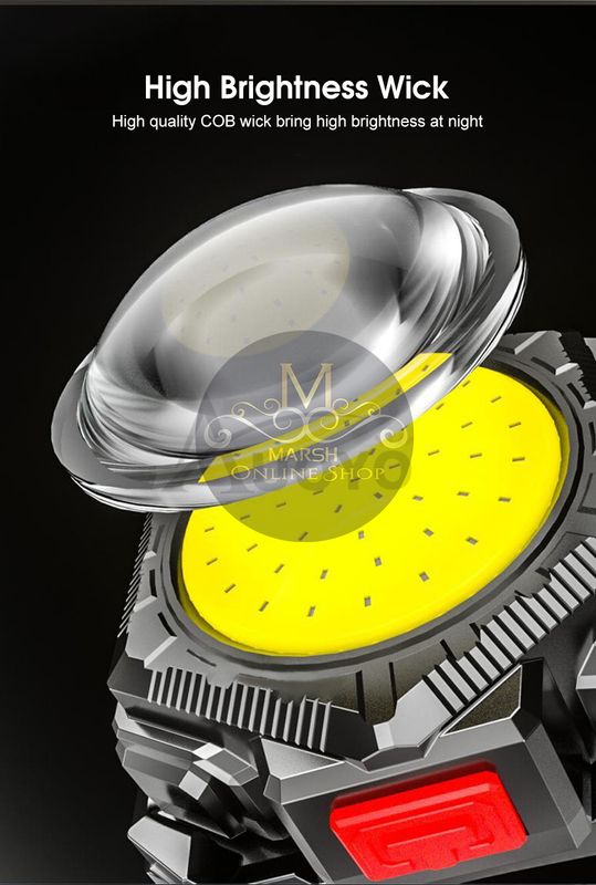 🔰✅Auoyo 3 in 1 COB Watch Shaped Rechargeable LED Lamp - Image 9