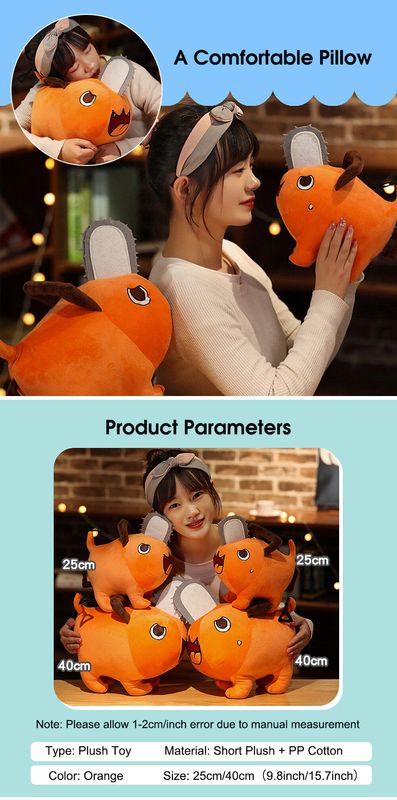 HelloKimi Plush Toys Chainsaw Anime Man - Image 5