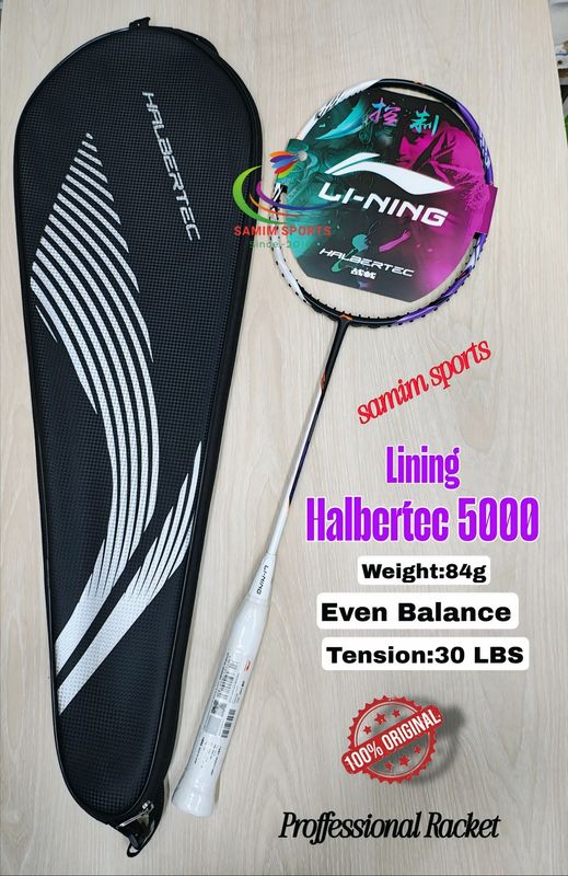 Lining Halbertec 5000 White parpel 4u Badminton Racket