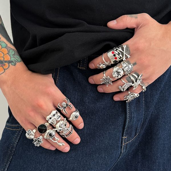 y2k style ring set 24 piece - Image 2