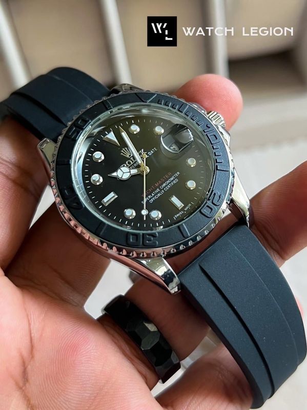 ROLEX YACHT MASTER SILVER