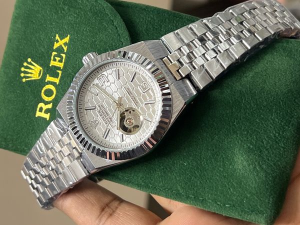 ROLEX LAND DWELLER OPEN HEART WHITE