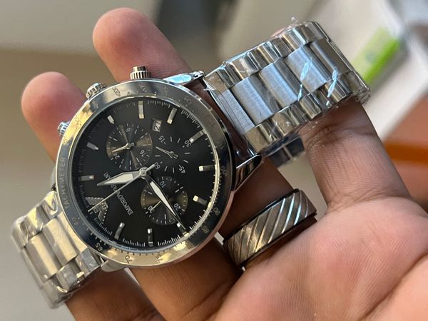 ARMANI CH GLOSSY SILVER BLK