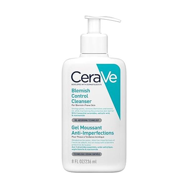 CeraVe Blemish Control Cleanser with 2% Salicylic Acid & Niacinamide for Acne Prone Skin (236ml)