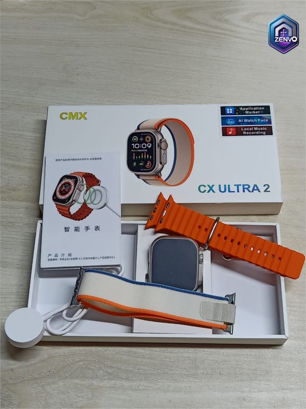 CMX CX Ultra 2 Amoled Smartwatch – Orange Color