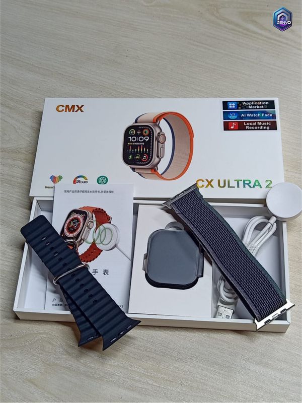 CMX CX Ultra 2 Amoled Smartwatch – Black Color