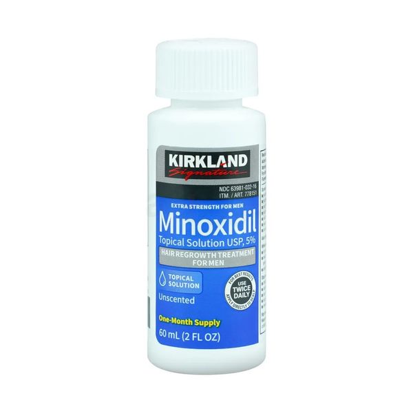 Kirkland 5% Minoxidil Extra Strength Hair Loss & Hair Regrowth Treatment for Men 60ml