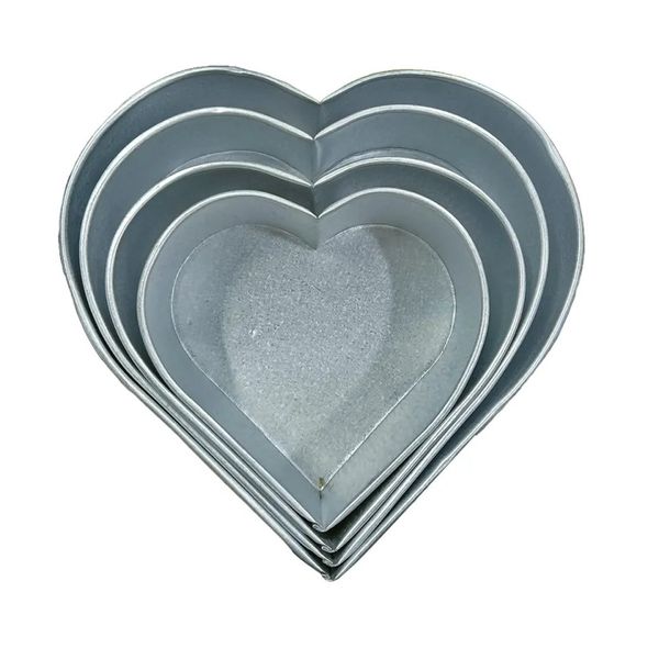 4Pcs Love shape Cake Mould