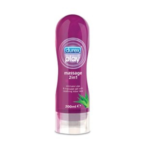 Durex Massage 2 in 1 Aloe Vera Gel - 200ml