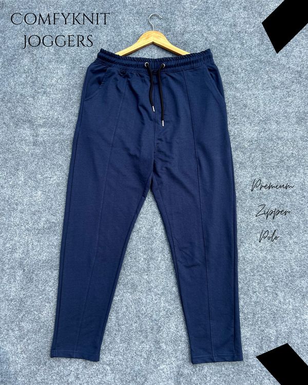 Comfyknit Joggers - Navy Blue