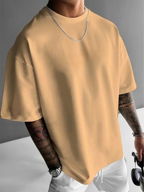Premium Drop Shoulder ( Cream )