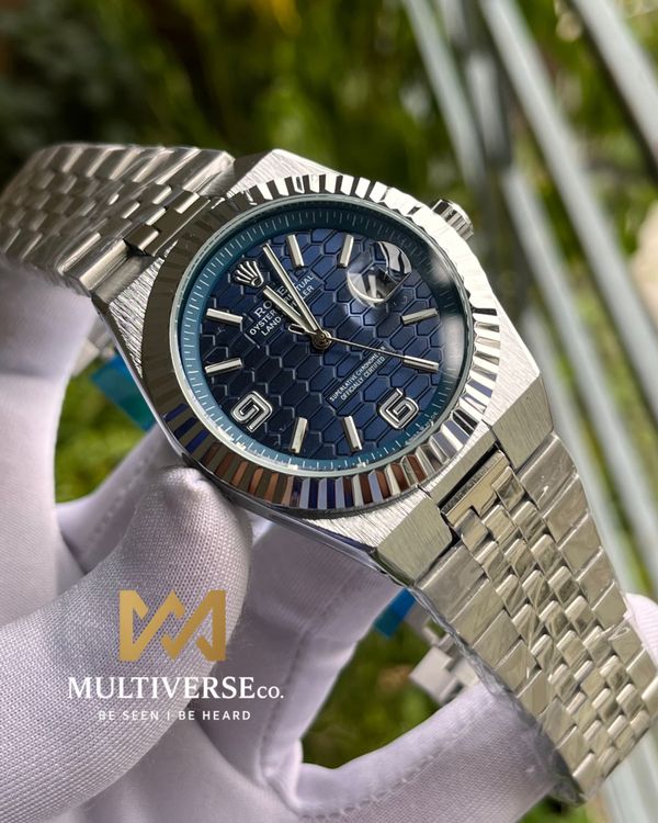 ROLEX LAND DWELLER SILVER BLUE (AA)