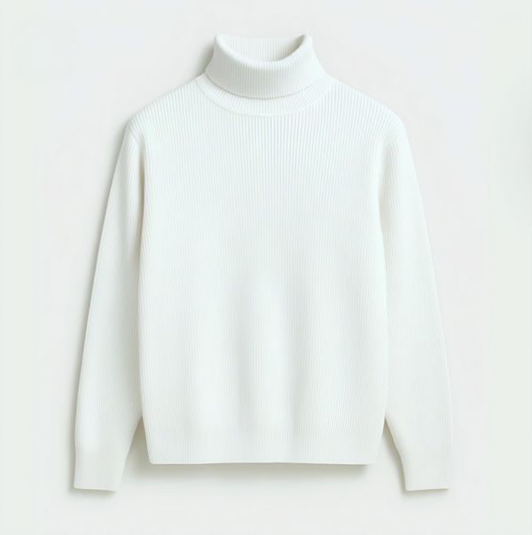 Premium Ribbed Turtleneck Sweater