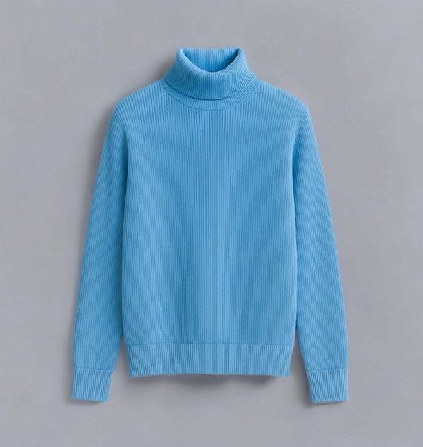 Premium Ribbed Turtleneck Sweater