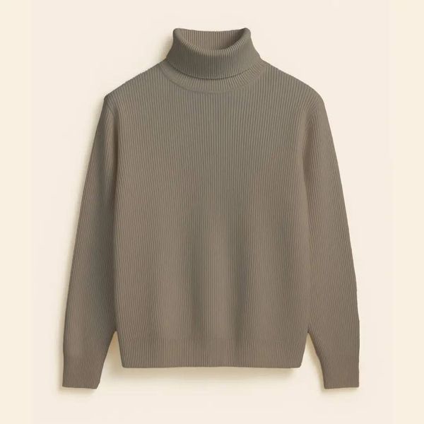 Premium Ribbed Turtleneck Sweater