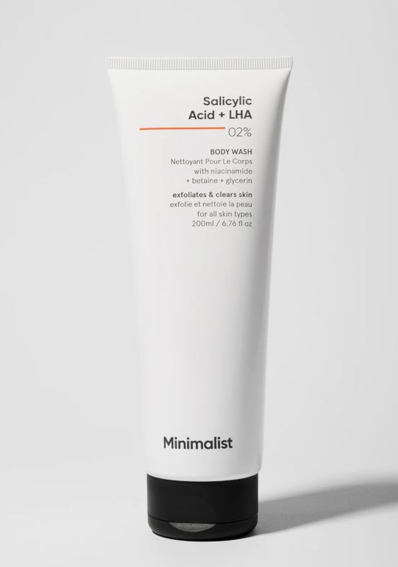 Minimalist Salicylic Acid + LHA 02% Body Wash (200ml)