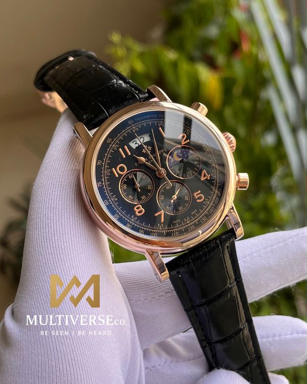 PP NUMERIC DIAL BLACK ROSE GOLD (AA)