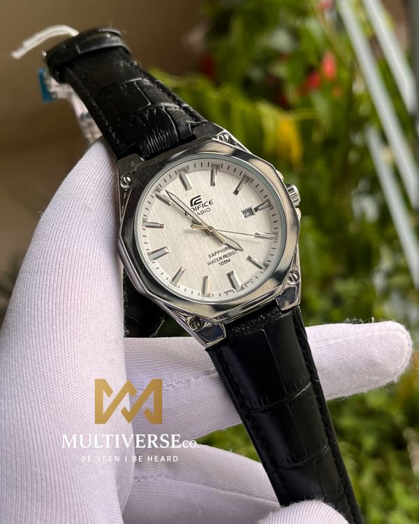 EDIFICE BLACK BELT WHITE DAIL (AA)