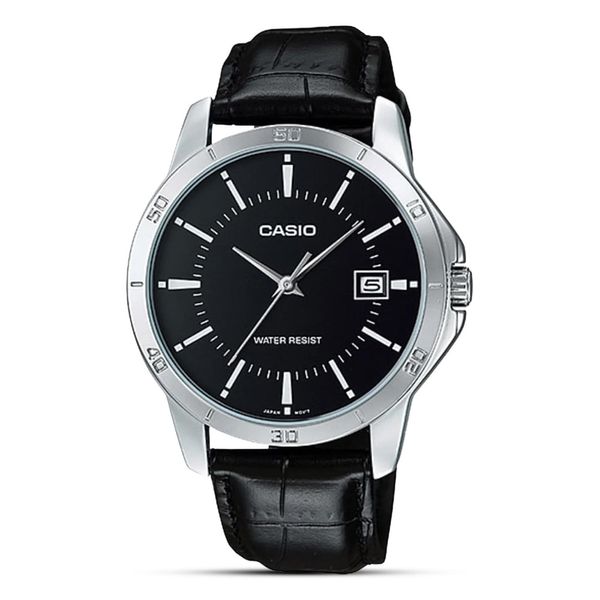 CASIO BLACK BELT ANALOG WATCH | MTP-V004L-1AUDF