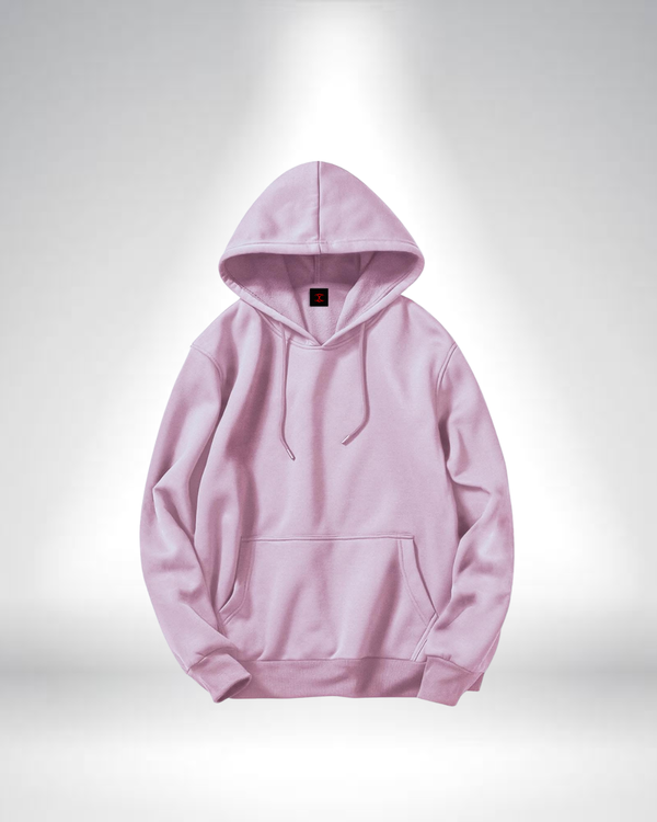 Premium Solid Baby Pink Hoodie