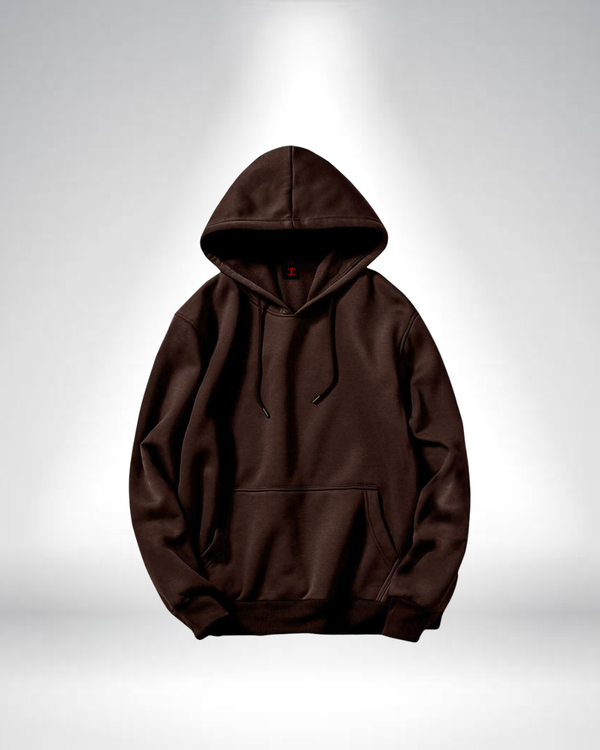 Premium Solid Coffee Hoodie
