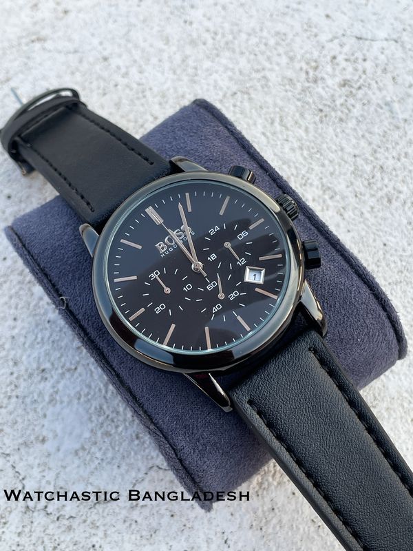 BOSS THREE CHRONO FULL BLACK