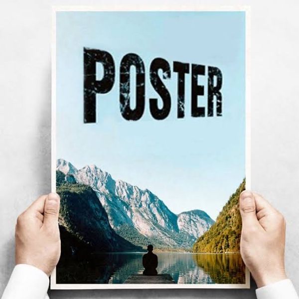 Custom poster ( approx 8.27 x 11.69 inches )