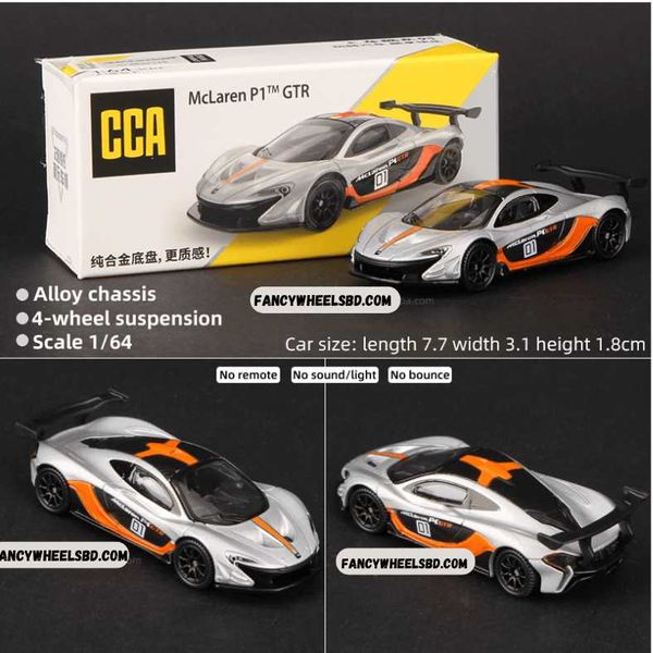 CCA 1:64 McLaren P1 GTR Diecast Model Car
