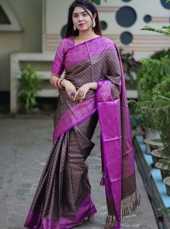 Kanjivaram katan Sharee