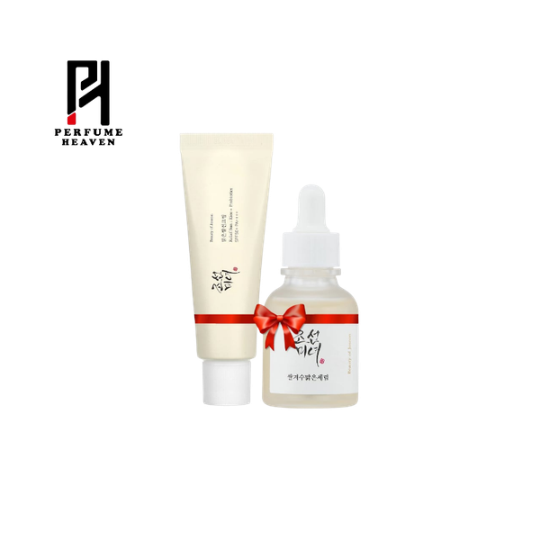 Daily Dose Of Glow [Beauty of Joseon Sunscreen Relief Sun (Rice +Probiotics) Spf 50+ PA++++ (50ml)+Beauty of Joseon Glow Deep Serum Rice + Alpha Arbutin (30ml)]