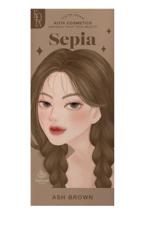 Kota Cosmetics Hair Color Cream sepia - Image 2