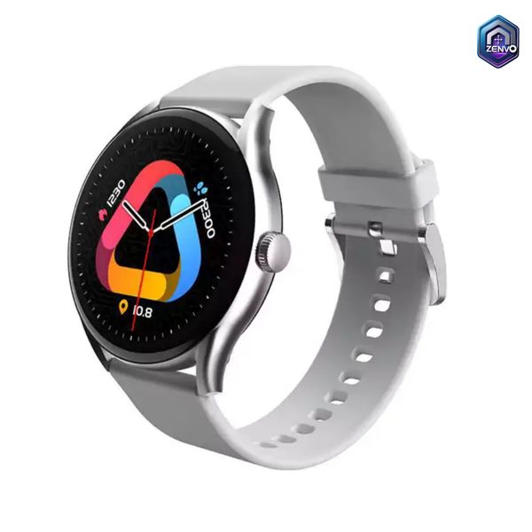 QCY Watch GT Smart Watch Retina AMOLED Display – Silver Color