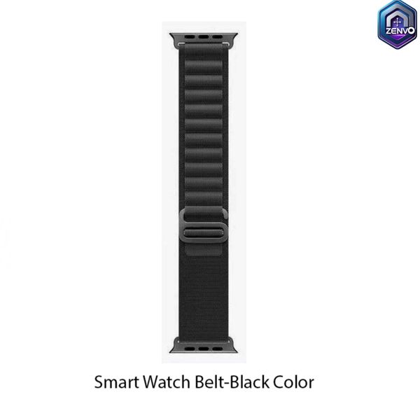 Series 8 Smartwatch Replacement Nylon Strap – Black Color