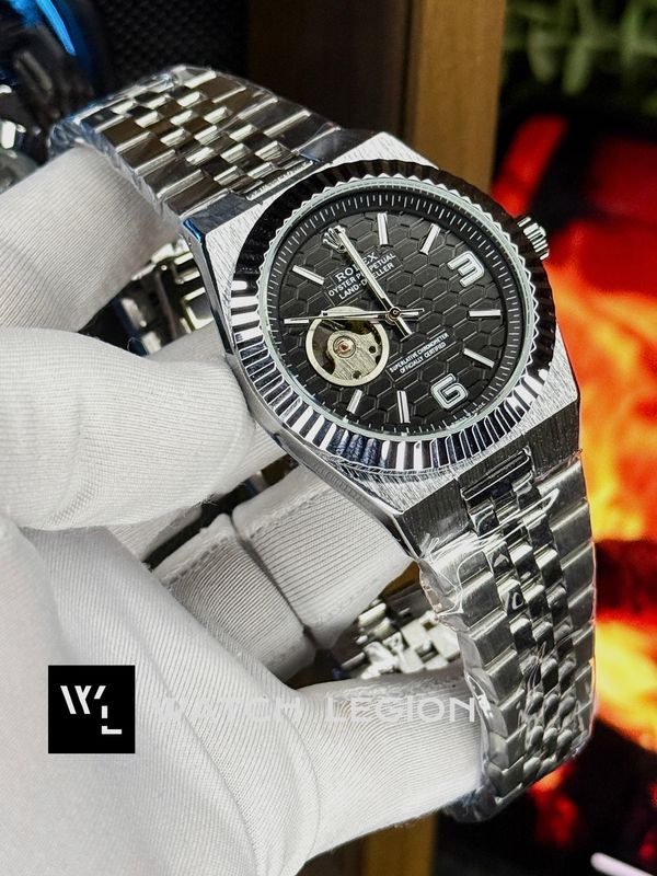 ROLEX LAND DWELLER OPEN HEART BLACK