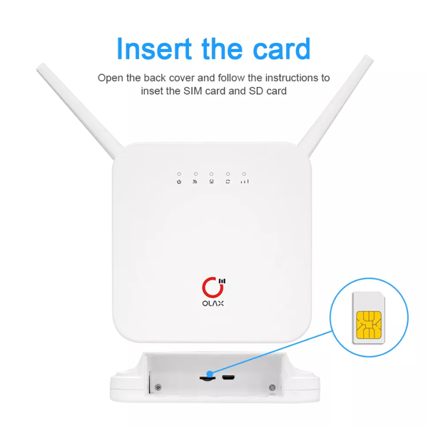 OLAX AX6 Pro 4G LTE Rechargeable WiFi Router
