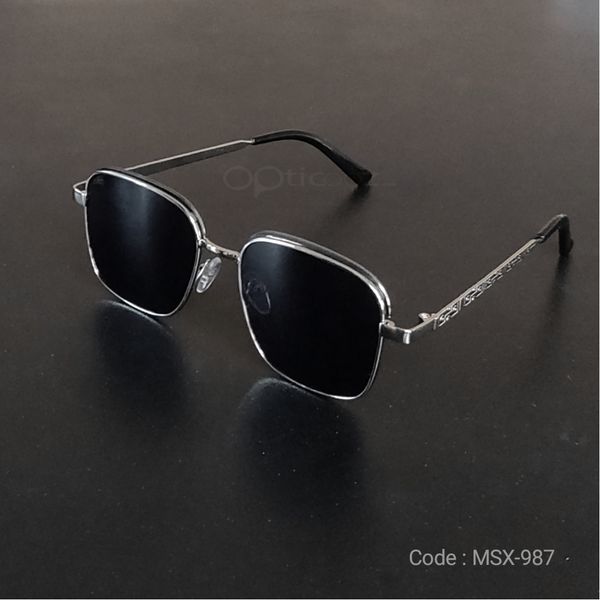 Silver Trendy Sunglass