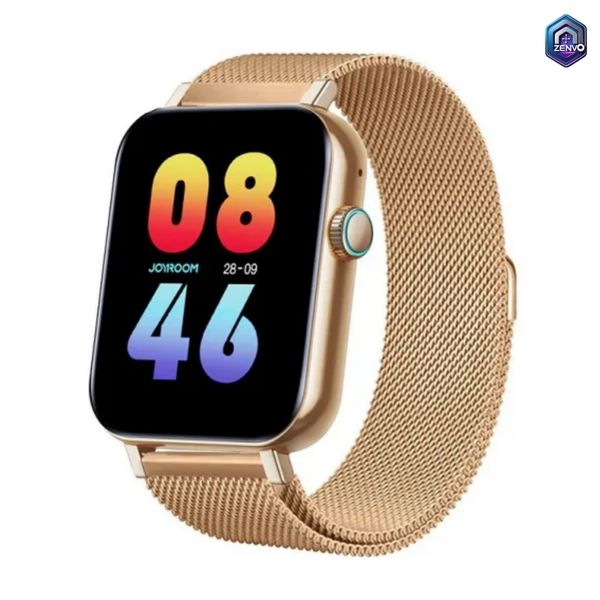 JOYROOM FT5 Fit-Life Series Smart Watch (Answer/Make Call) – Golden Color