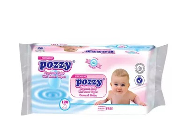 Pozzy Premium Hygienic Baby Wet Towel Wipes